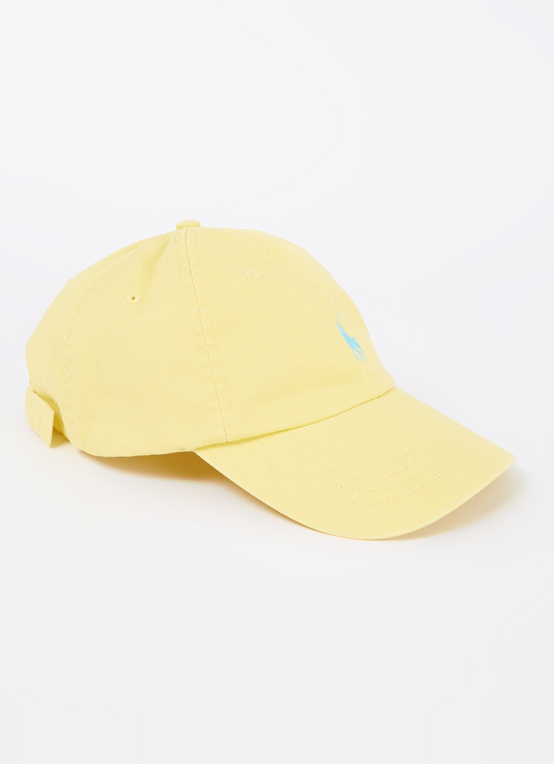Ralph Lauren Pet met logoborduring - voorkant geel
