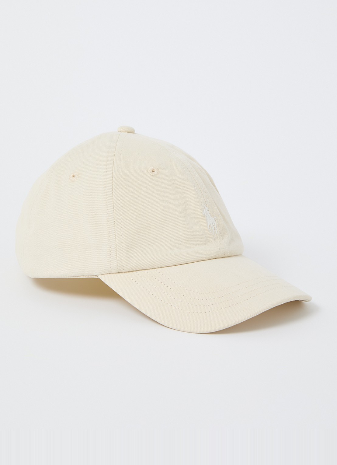Ralph Lauren Pet met logoborduring  - voorkant 2 beige