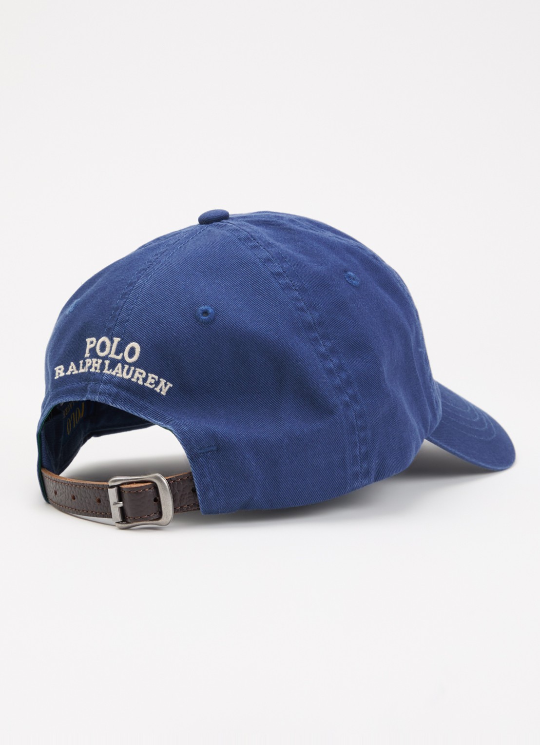 Ralph Lauren Pet met logoborduring - detail donkerblauw
