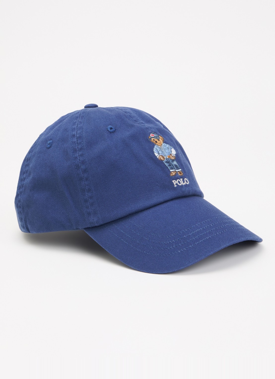 Ralph Lauren Pet met logoborduring - voorkant 2 donkerblauw