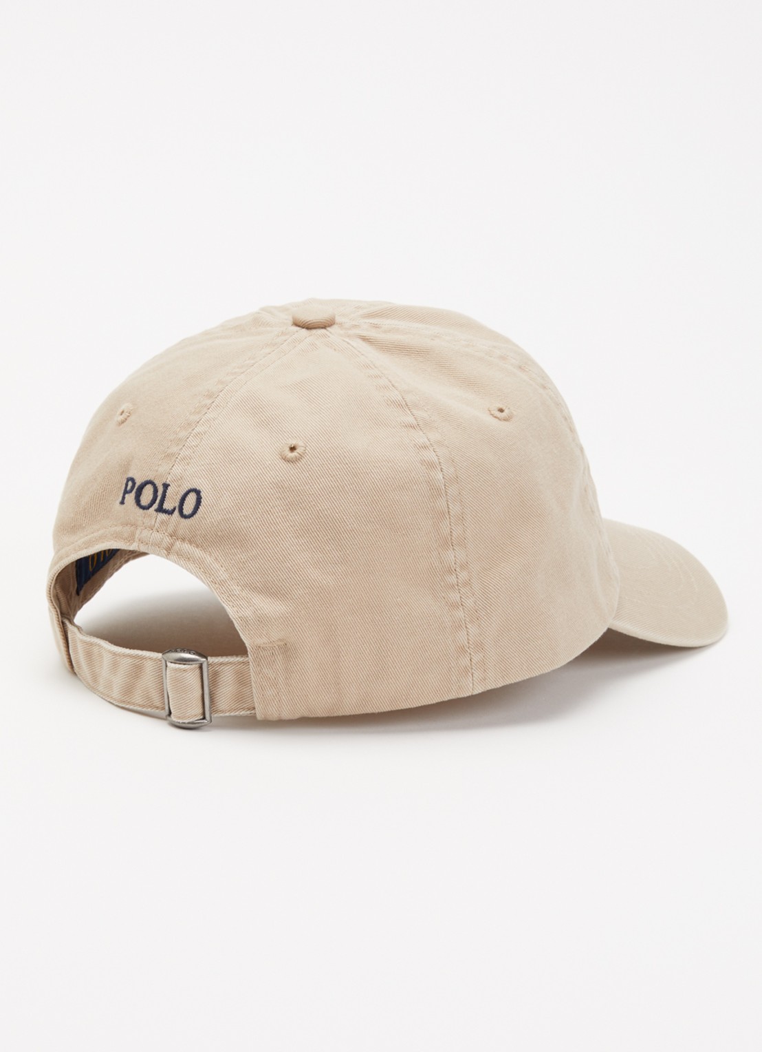 Ralph Lauren Pet met logoborduring - detail 2 beige