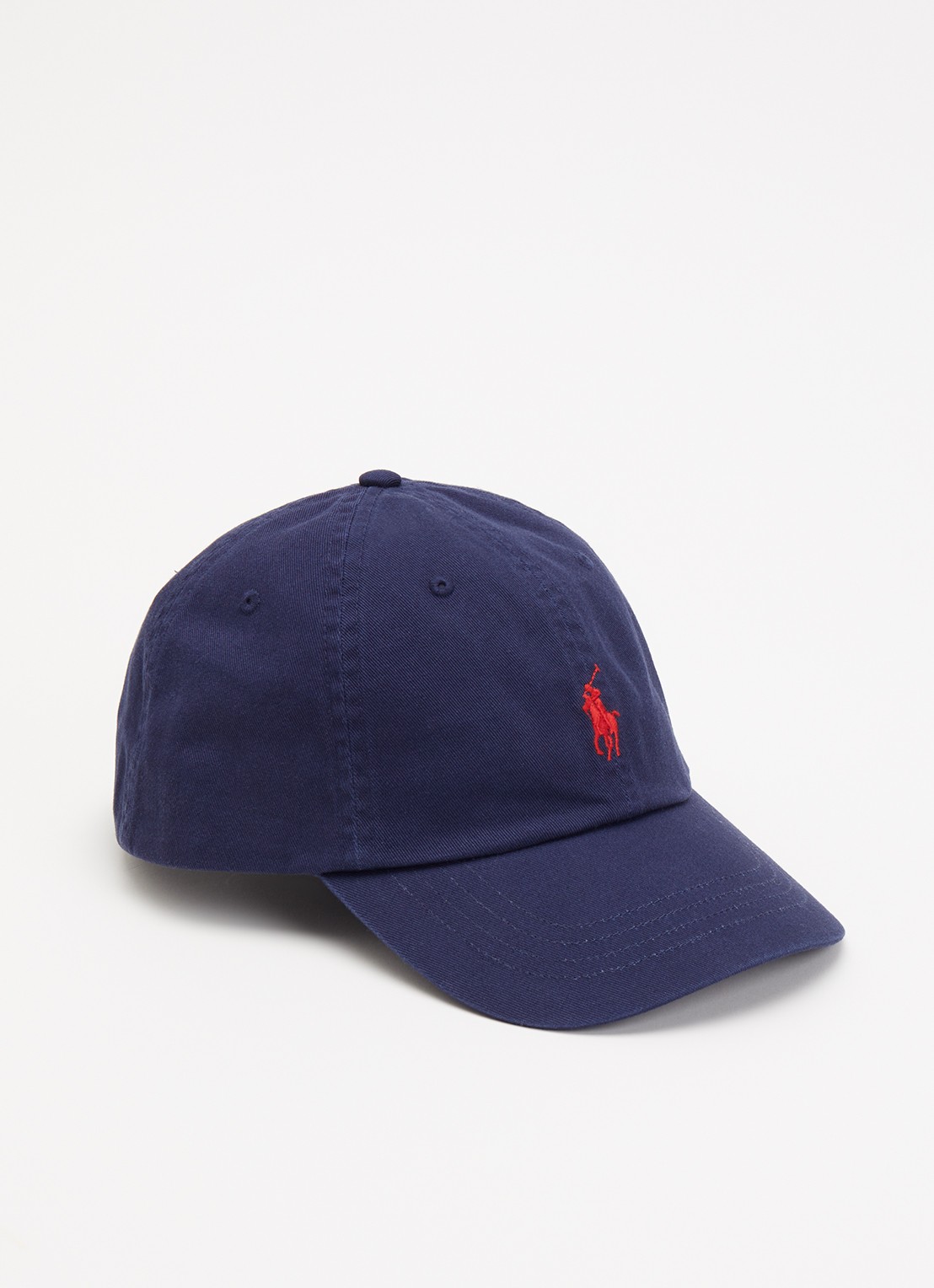 Ralph Lauren Pet met logoborduring - voorkant 2 donkerblauw
