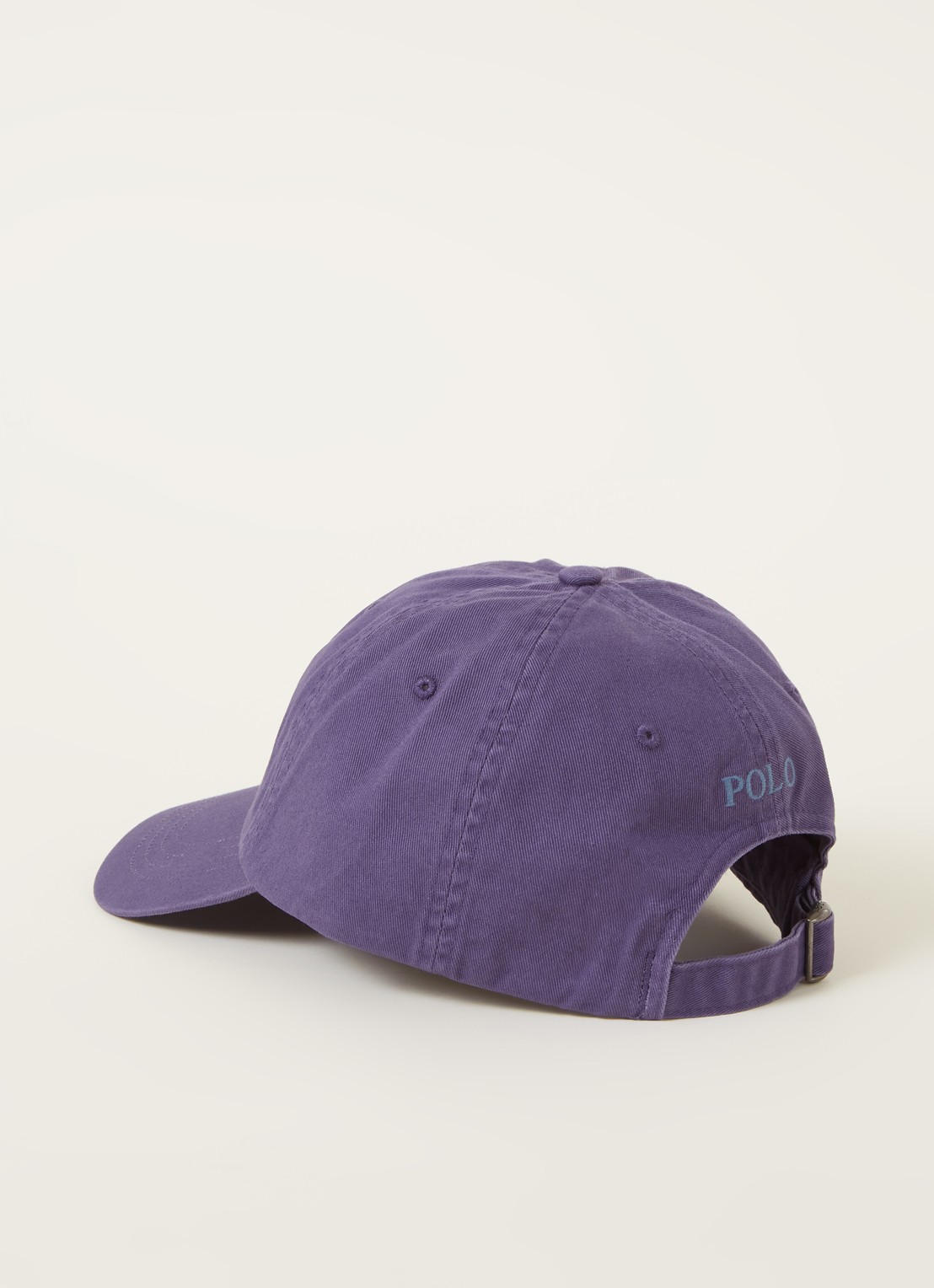 Ralph Lauren Pet met logoborduring - detail paars