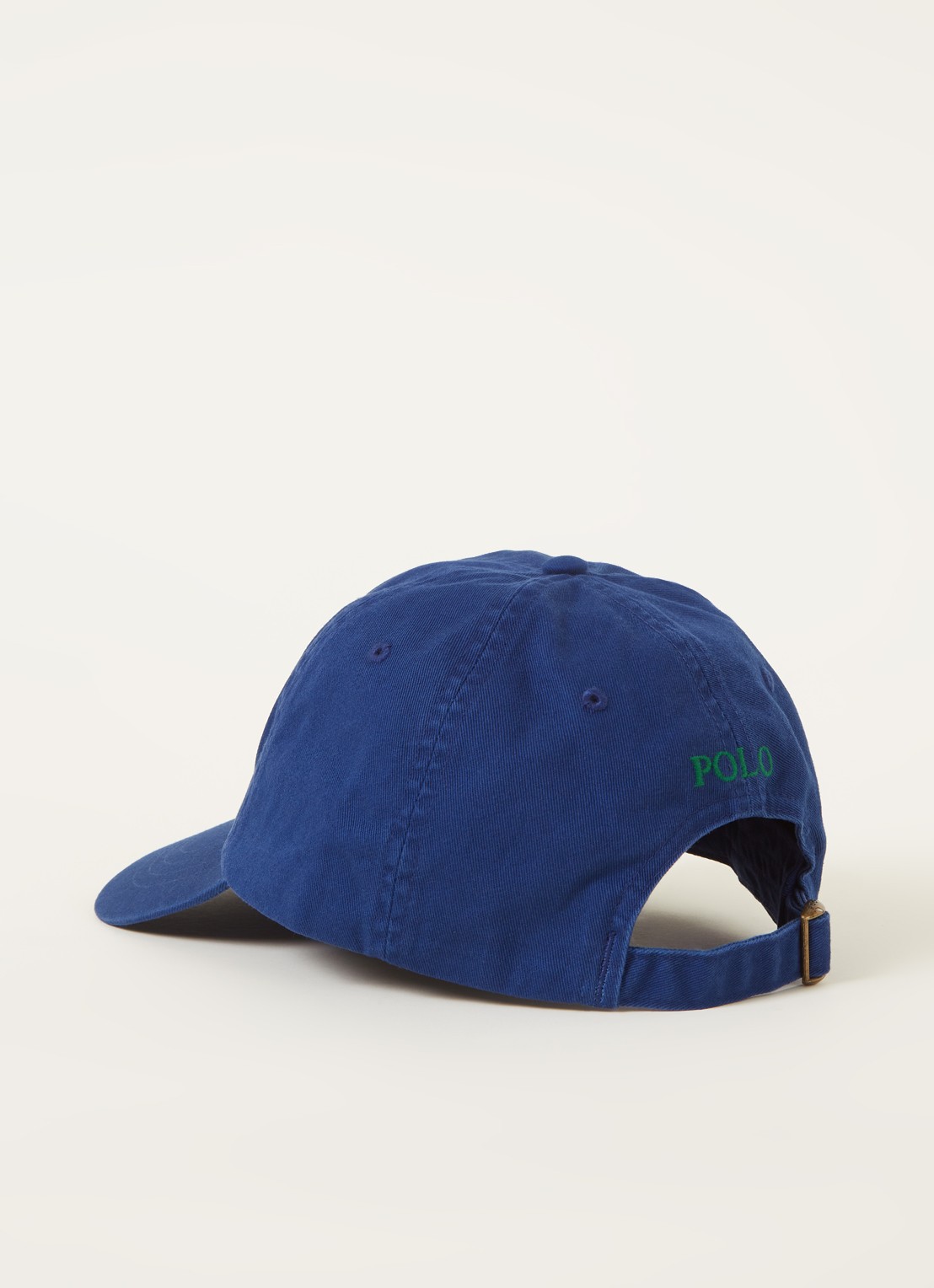 Ralph Lauren Pet met logoborduring - detail blauw
