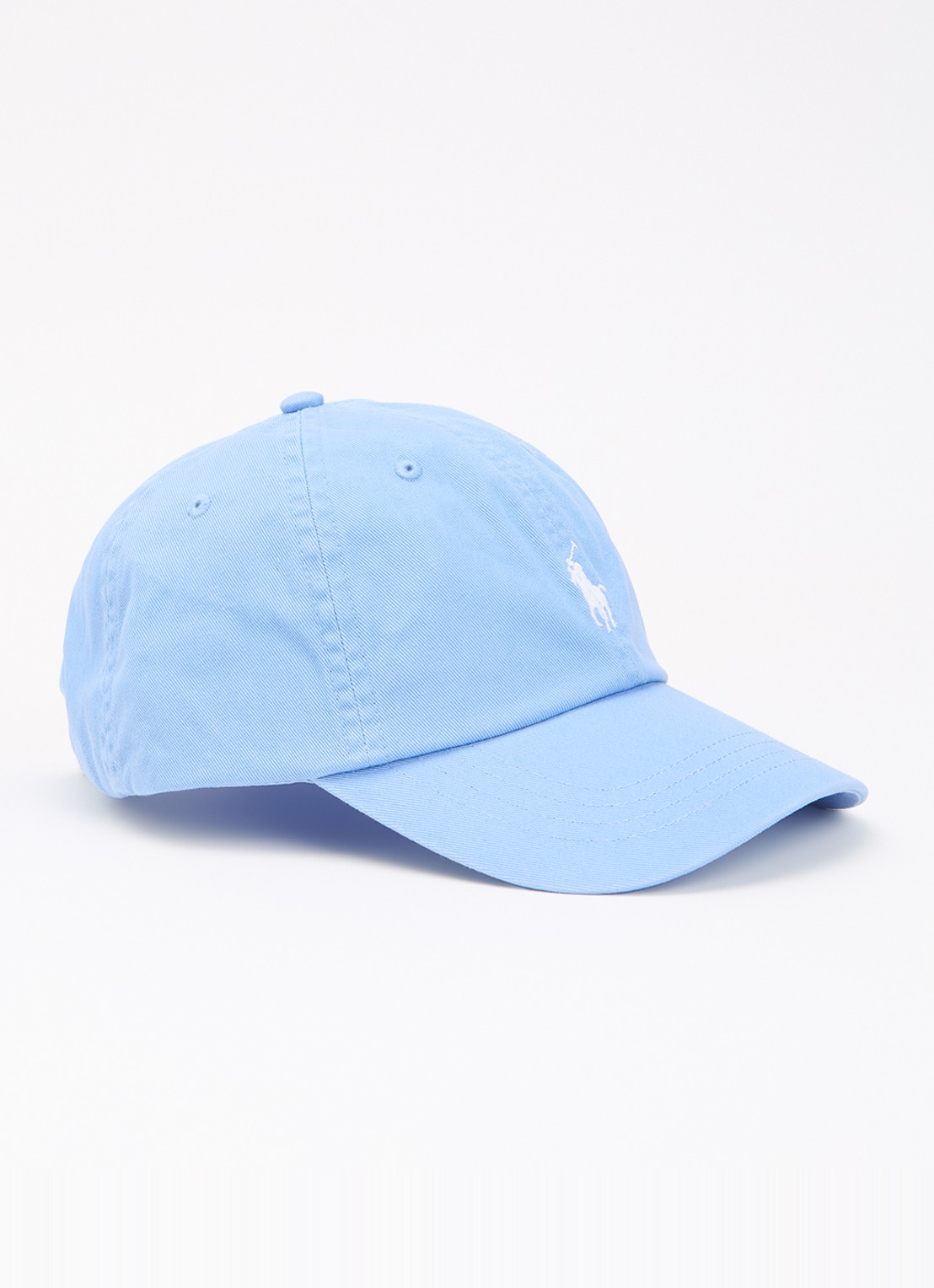 Ralph Lauren Pet met logoborduring - voorkant lichtblauw