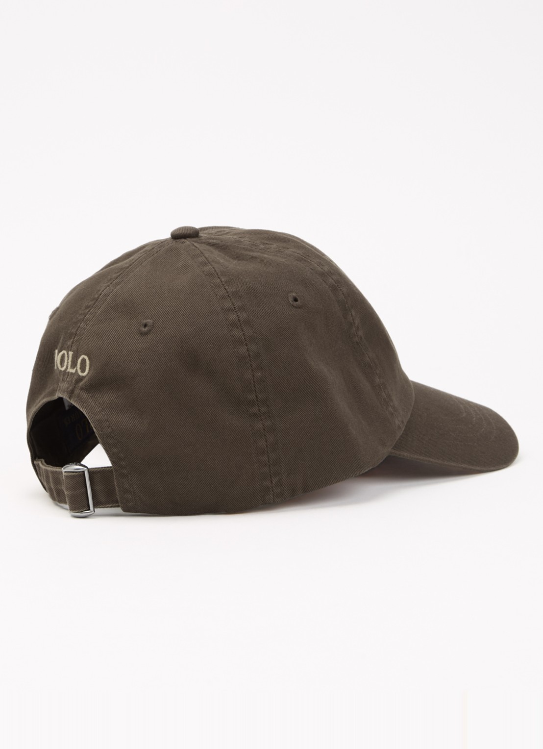 Ralph Lauren Pet met logoborduring - detail bruin