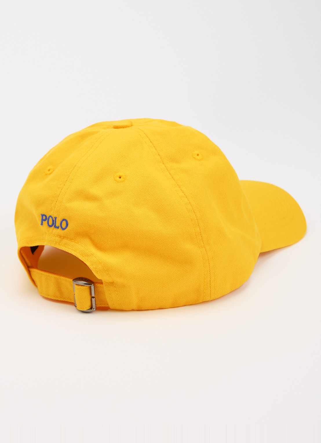Ralph Lauren Pet met logoborduring - detail geel