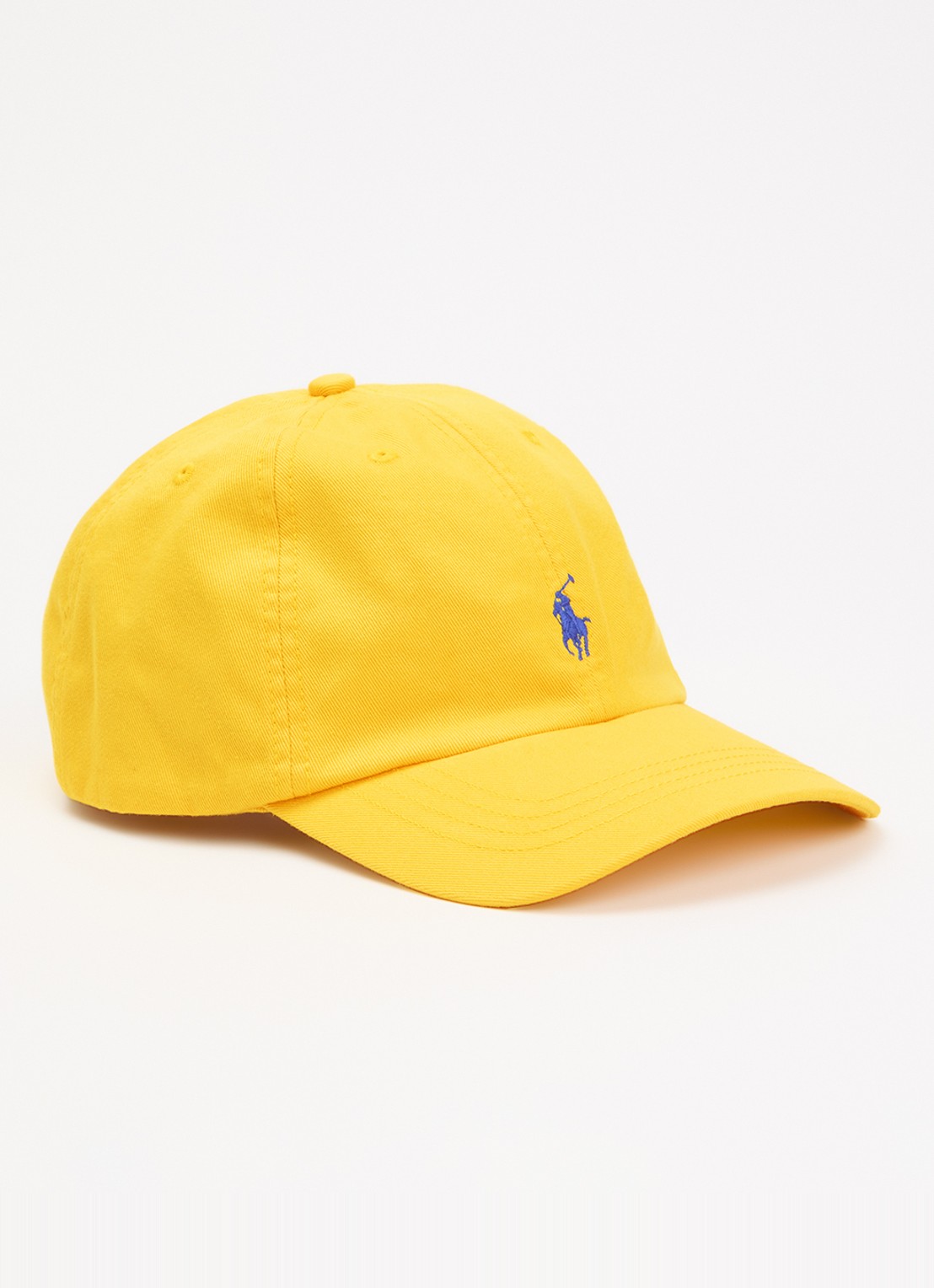 Ralph Lauren Pet met logoborduring - voorkant 2 geel