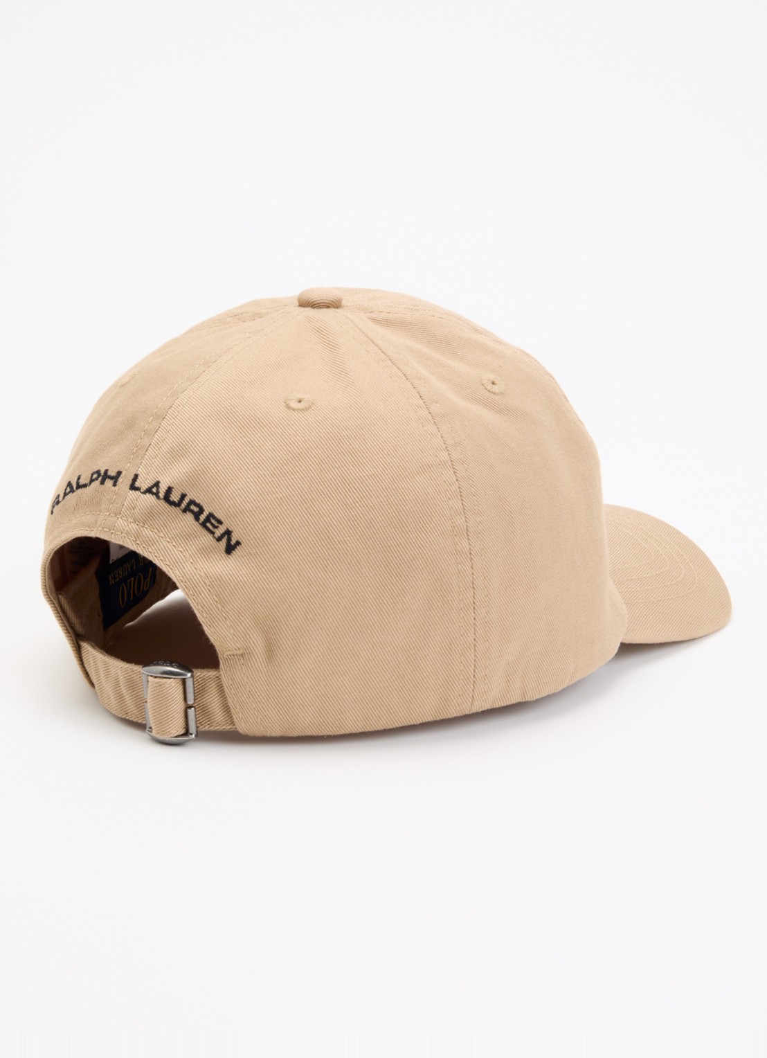Ralph Lauren Pet met logoborduring - detail 2 beige