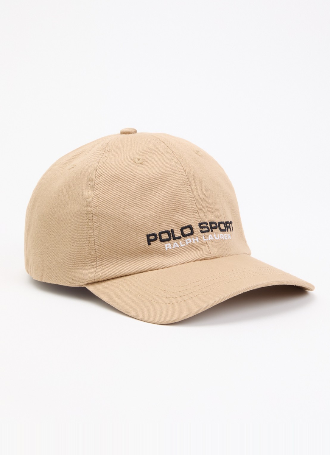 Ralph Lauren Pet met logoborduring - voorkant beige