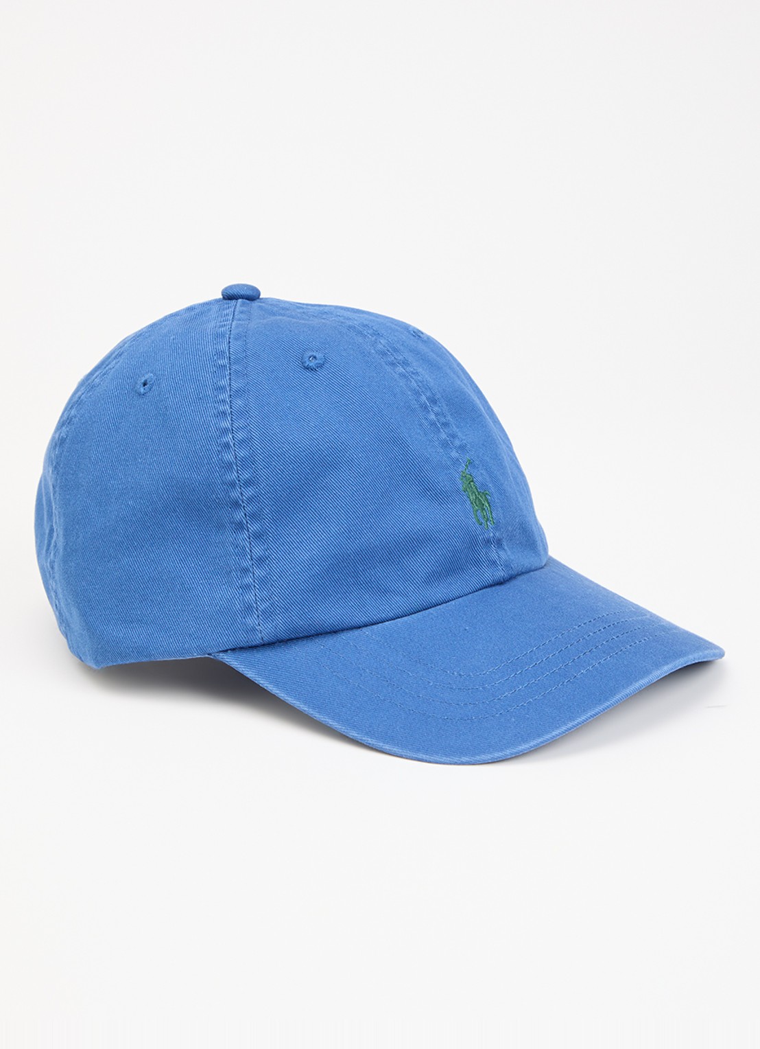 Ralph Lauren Pet met logoborduring - voorkant 2 blauw