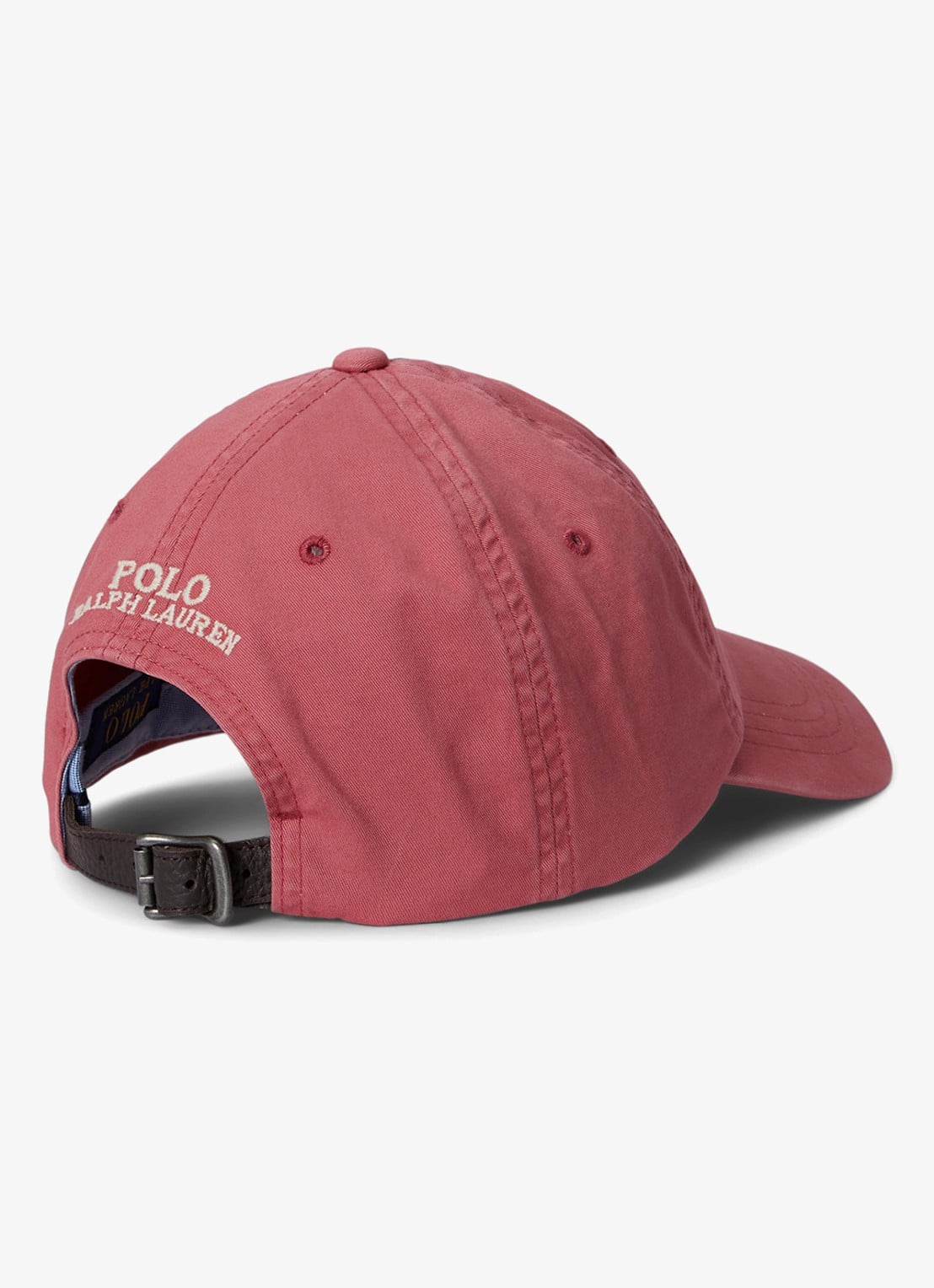 Ralph Lauren Pet met logoborduring - detail adirondack berry / rood