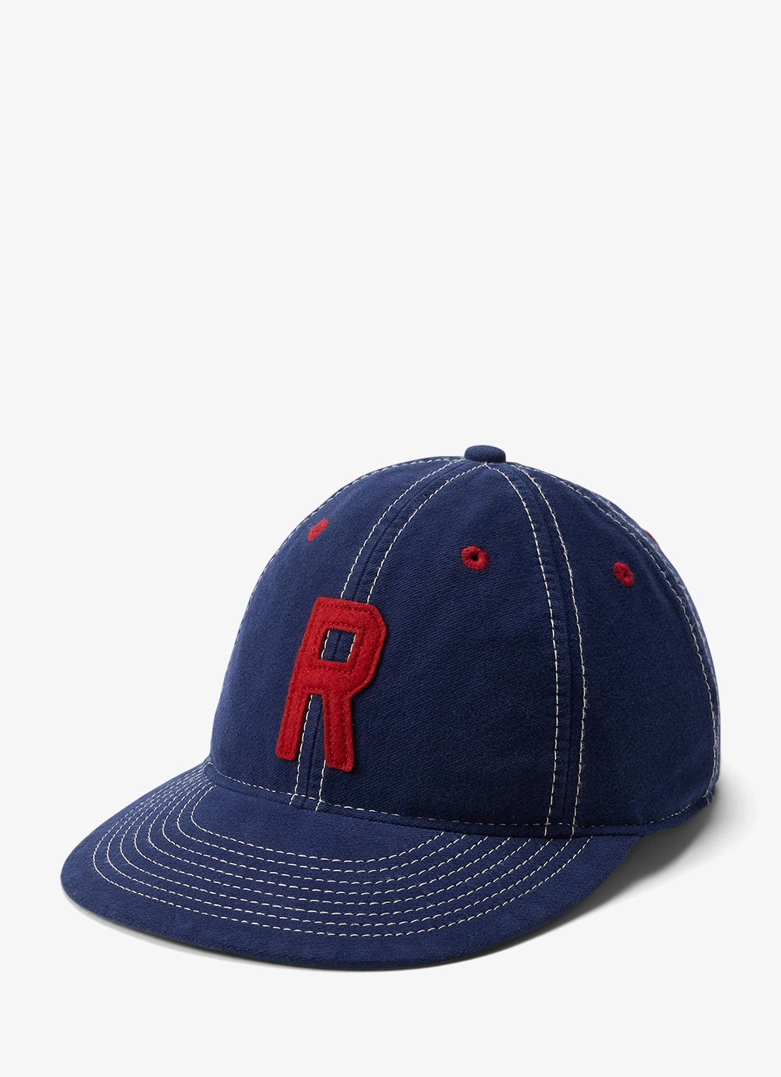 Ralph Lauren Pet met logoborduring - voorkant newport navy / donkerblauw