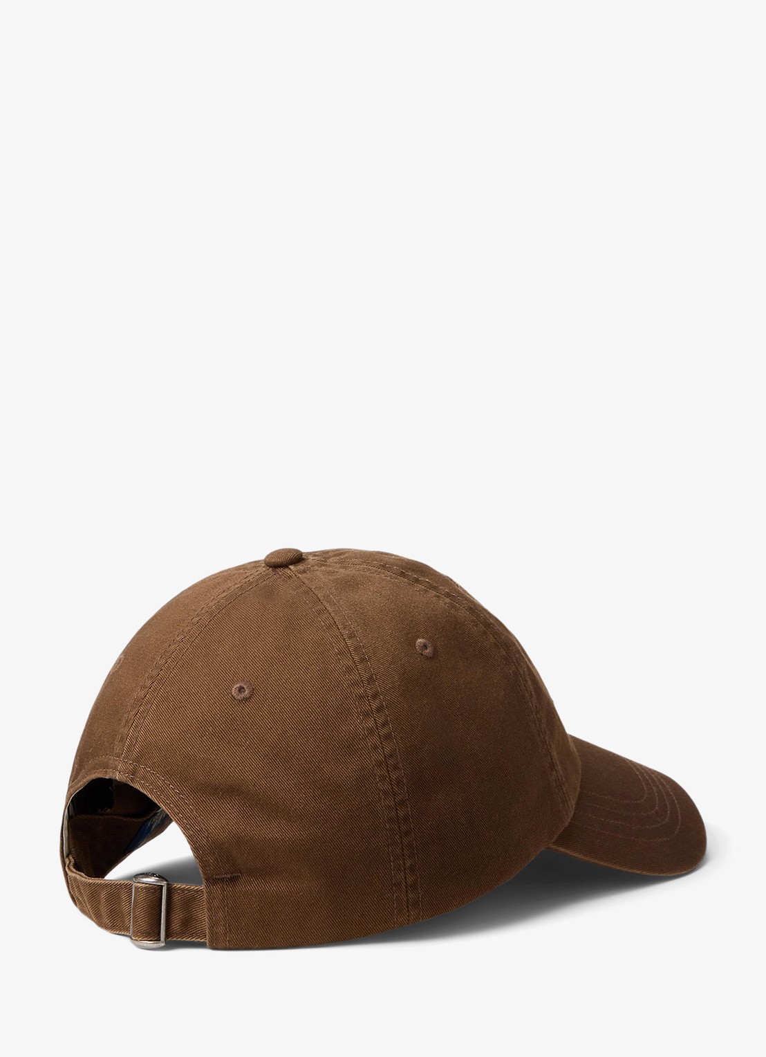 Ralph Lauren Pet met logoborduring - achterkant 4 bruin