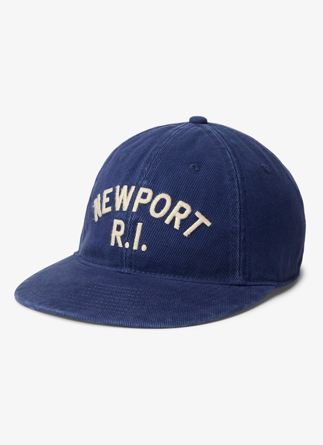 Ralph Lauren Pet met logoborduring - voorkant newport navy / donkerblauw