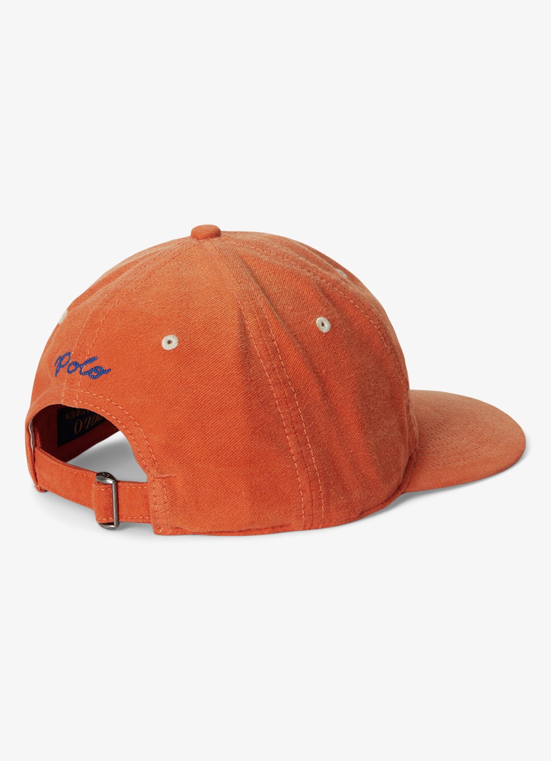 Ralph Lauren Pet met logoborduring - detail college orange / oranje