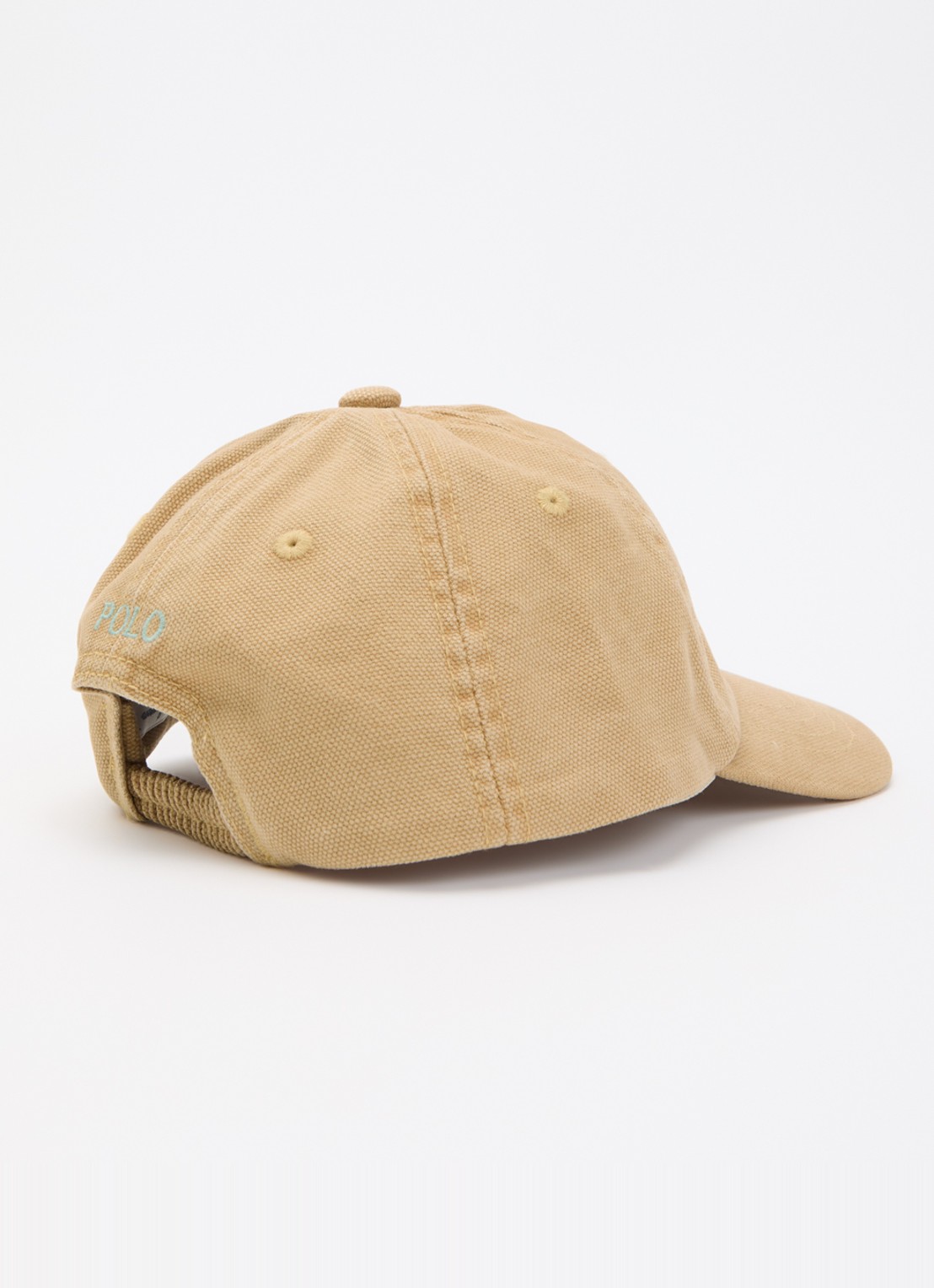 Ralph Lauren Pet met logoborduring - detail 2 beige