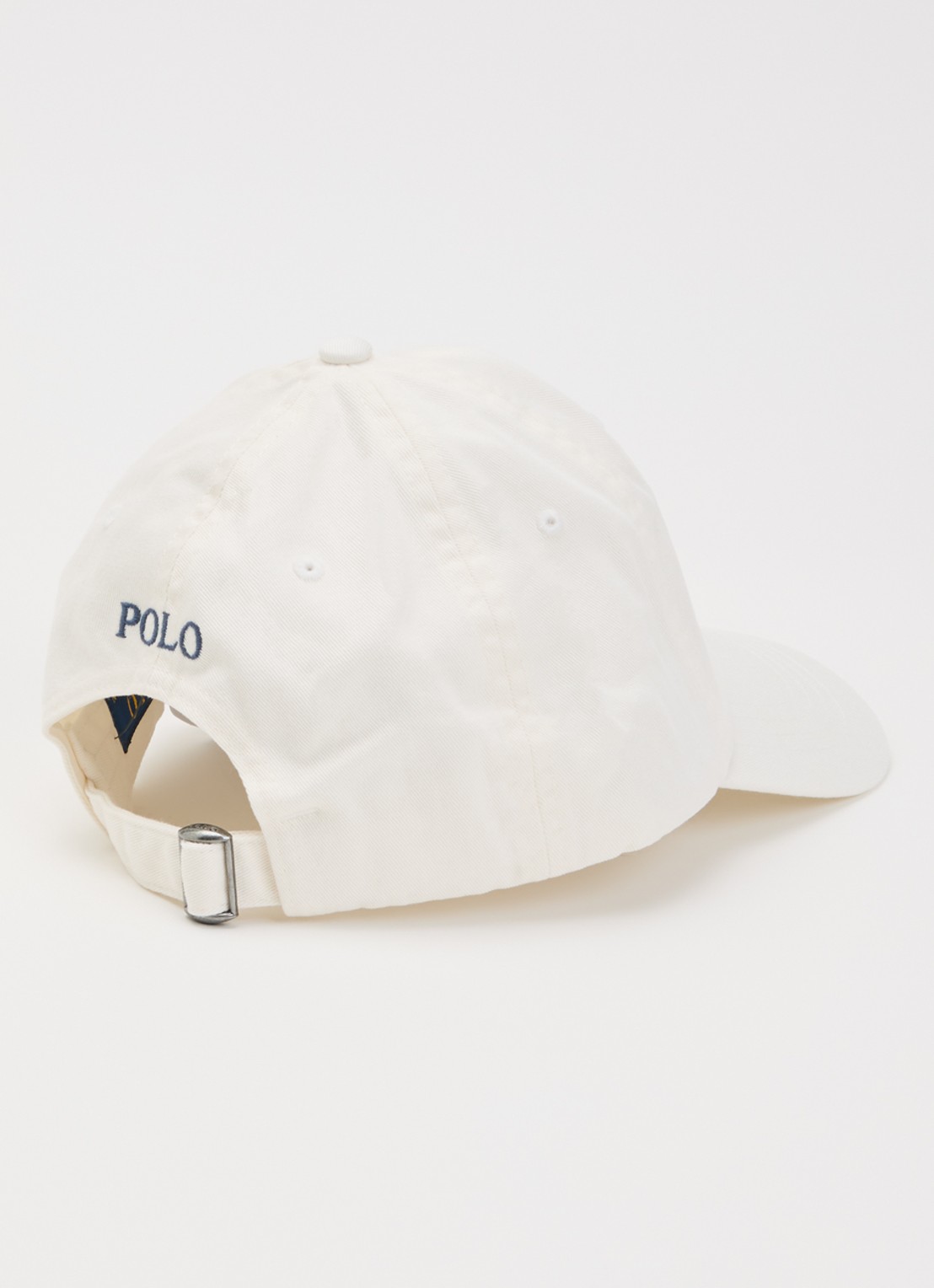 Ralph Lauren Pet met logoborduring  - detail 2 naturel