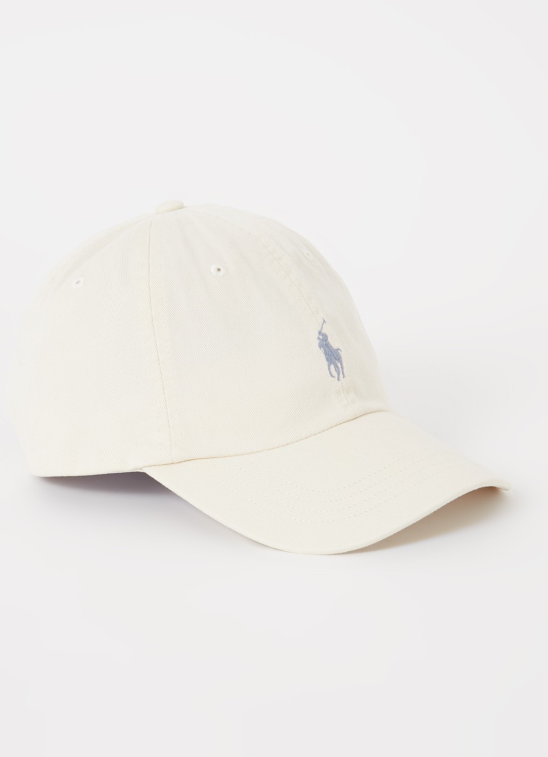 Ralph Lauren Pet met logoborduring  - voorkant 2 beige