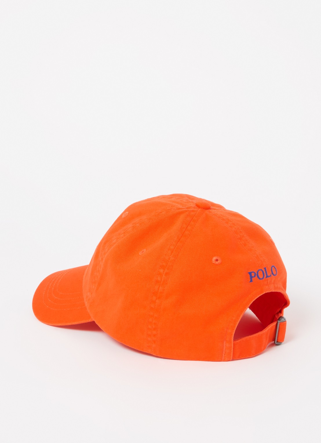 Ralph Lauren Pet met logoborduring  - detail orange