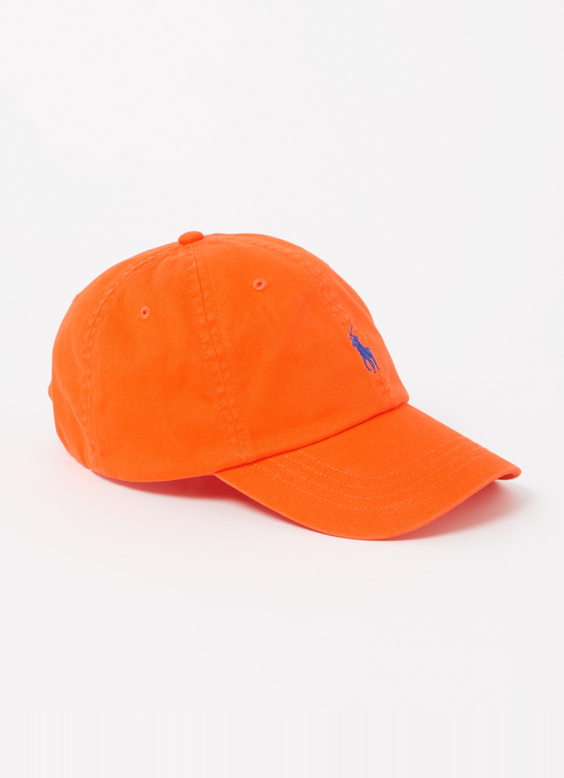 Ralph Lauren Pet met logoborduring  - voorkant 2 orange