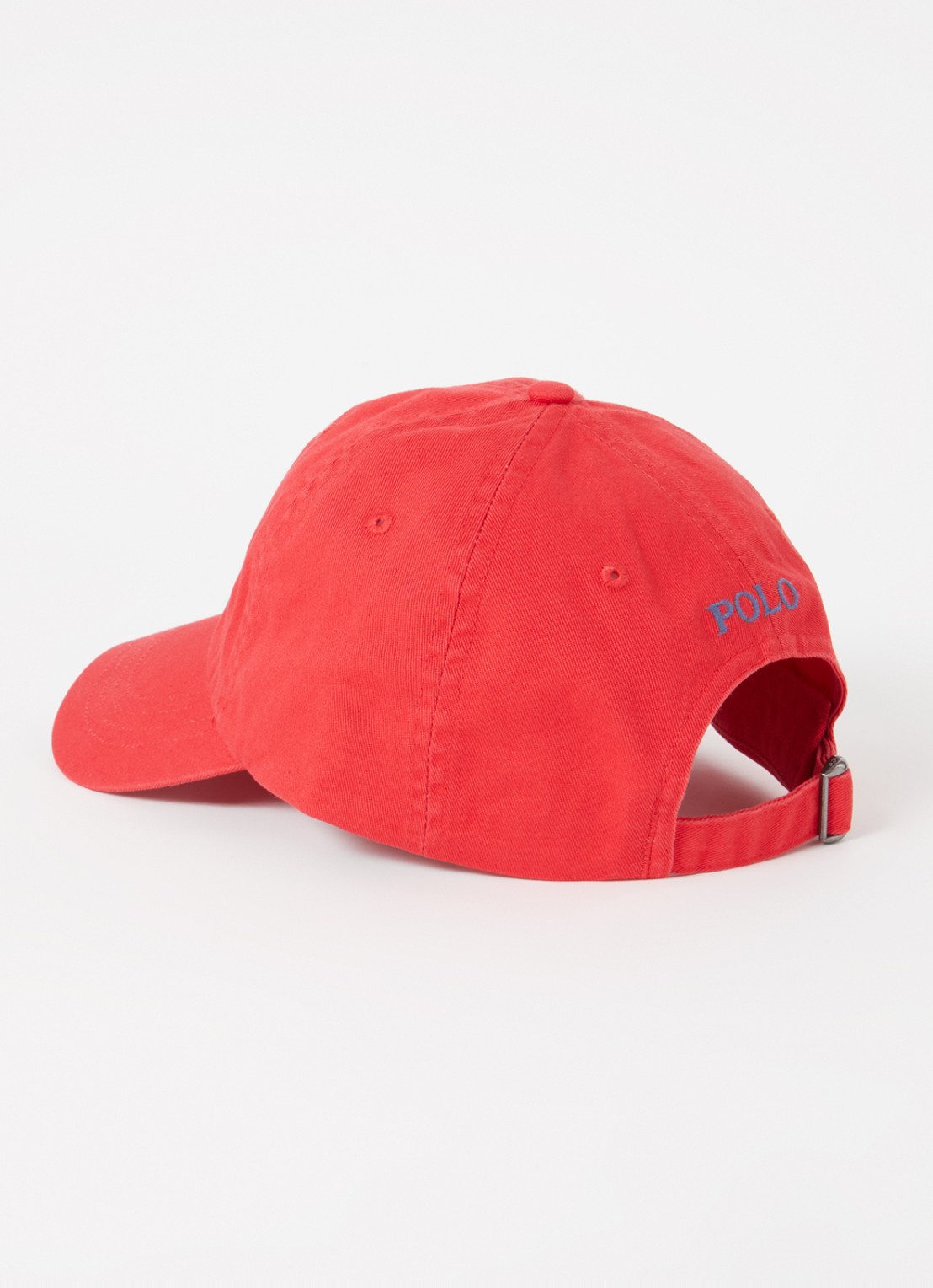 Ralph Lauren Pet met logoborduring  - detail 2 rood