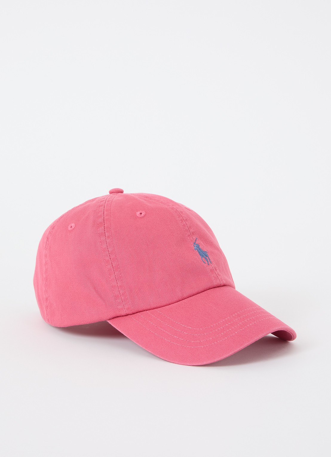 Ralph Lauren Pet met logoborduring  - voorkant 2 oudroze