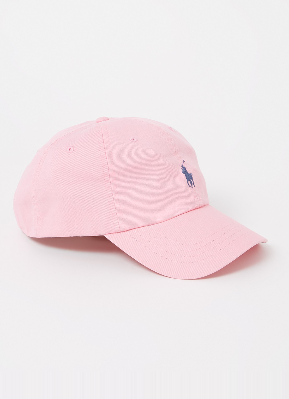 Ralph Lauren Pet met logoborduring  - voorkant 2 roze