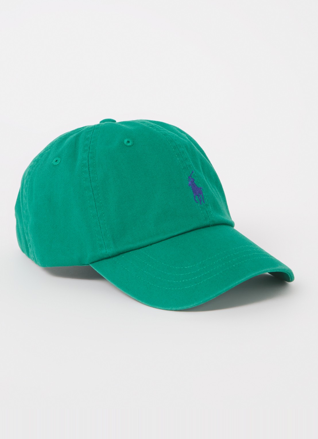 Ralph Lauren Pet met logoborduring  - voorkant 2 groen