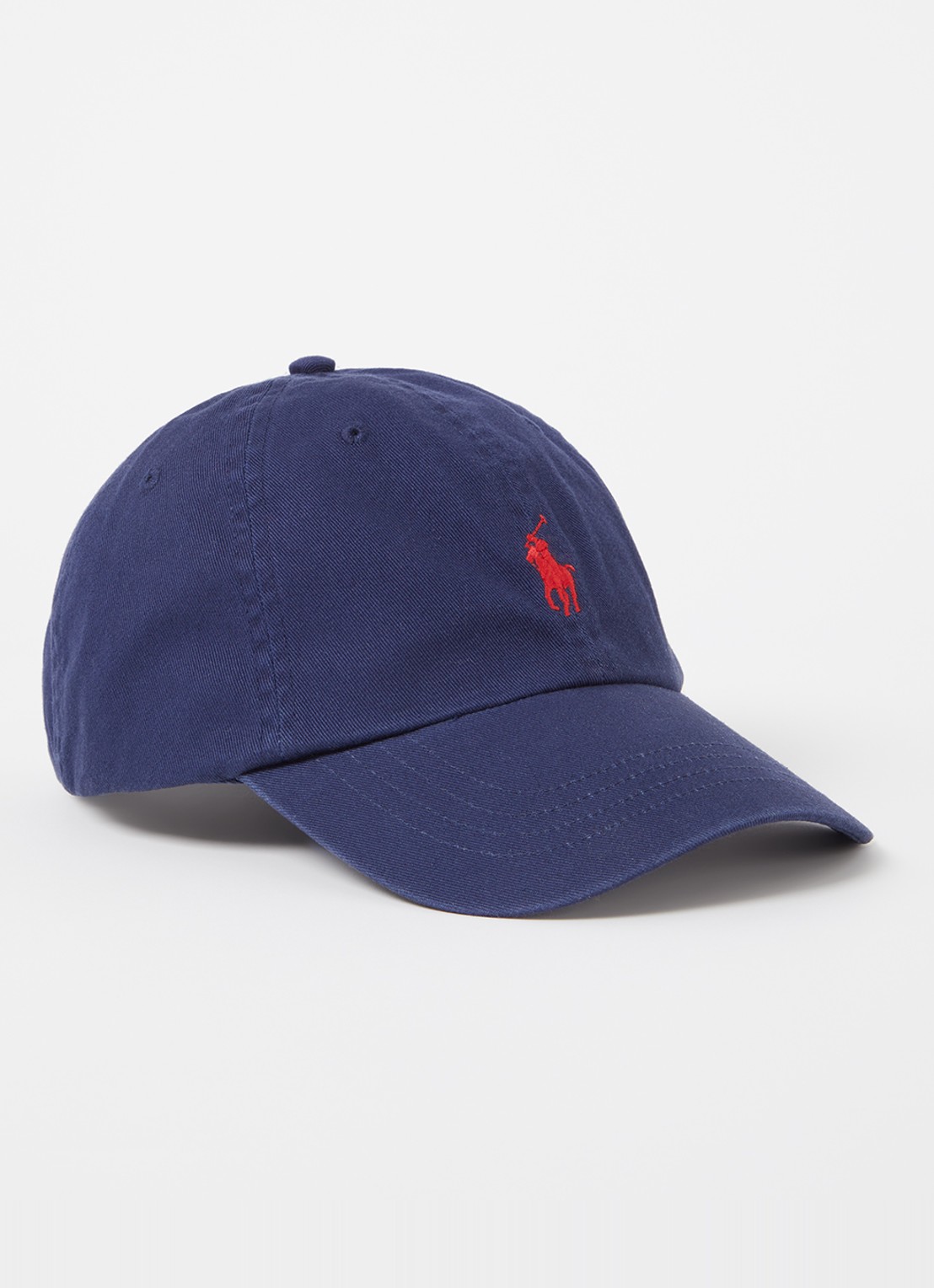 Ralph Lauren Pet met logoborduring  - voorkant donkerblauw
