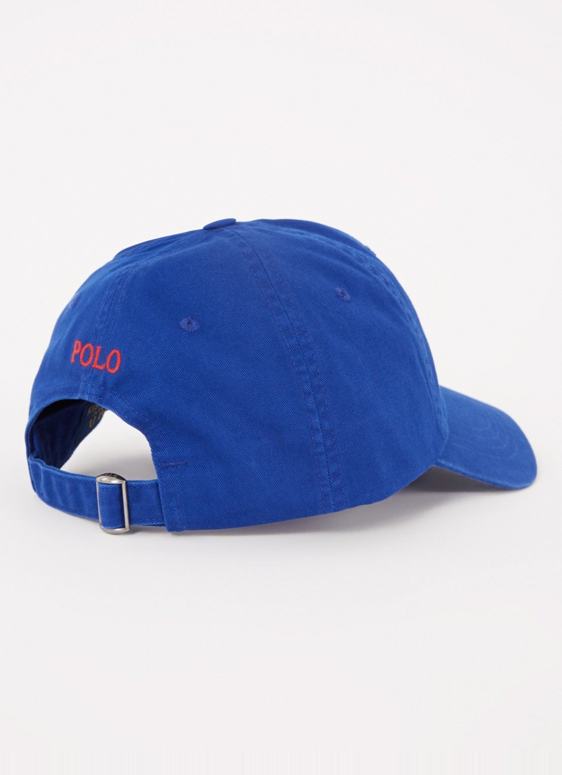 Ralph Lauren Pet met logoborduring  - detail kobaltblauw