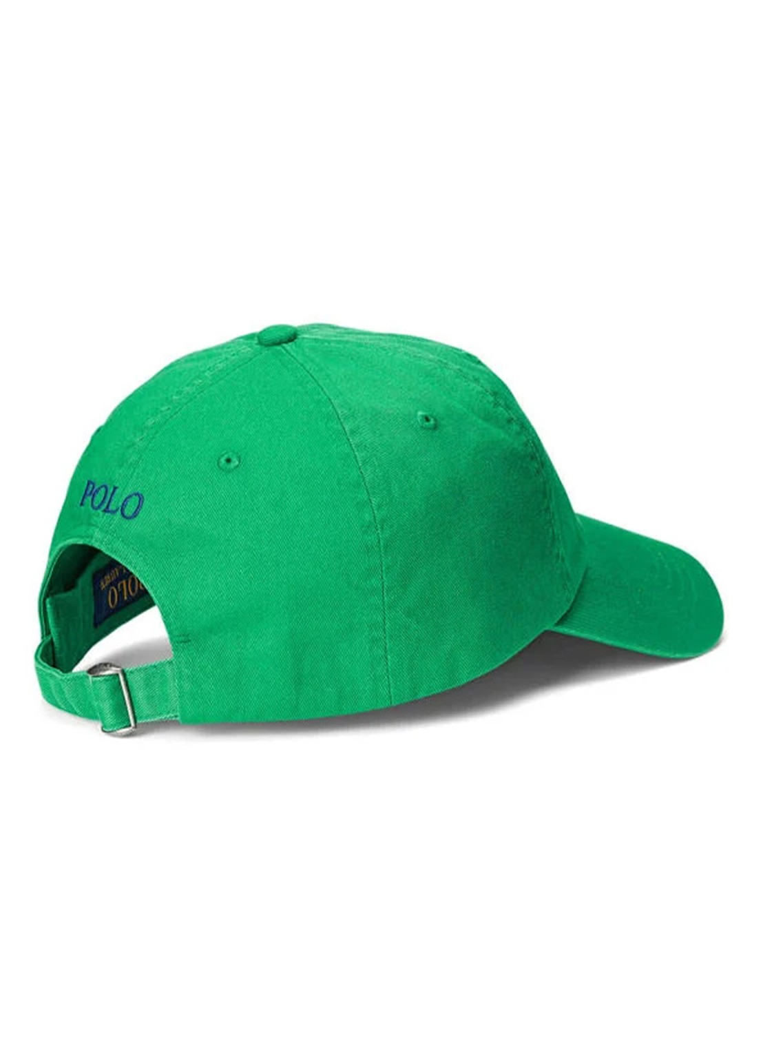 Ralph Lauren Pet van katoen met logoborduring  - voorkant 2 groen