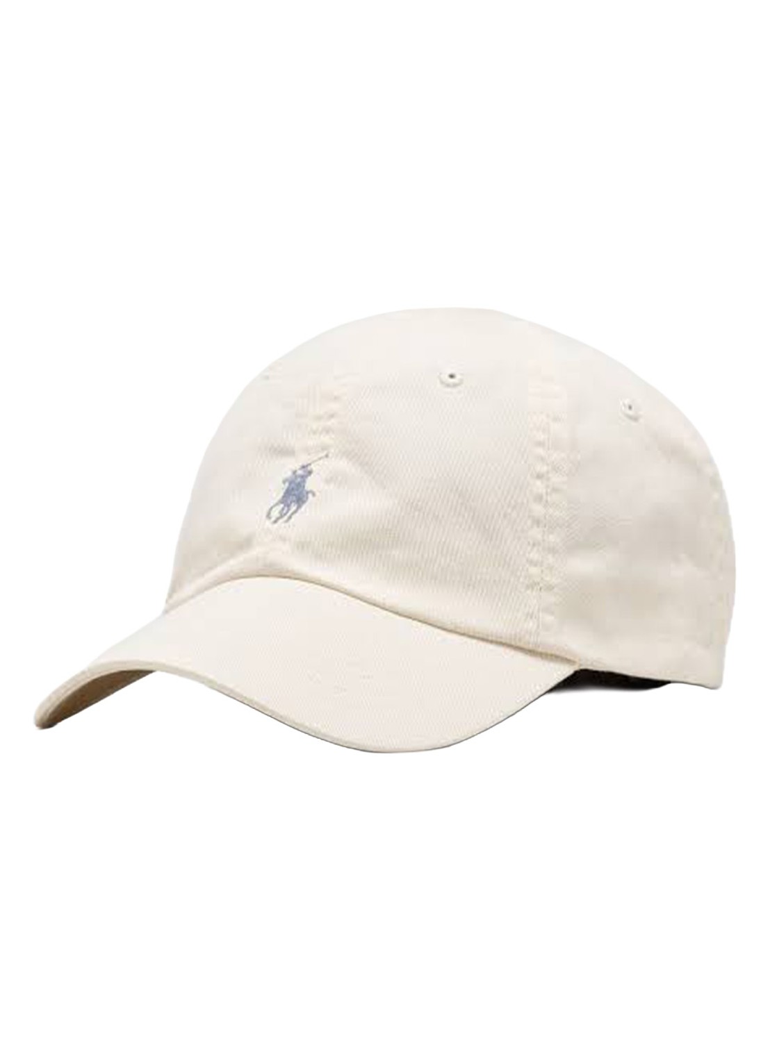 Ralph Lauren Pet van katoen met logoborduring  - voorkant guide cream-2wt0