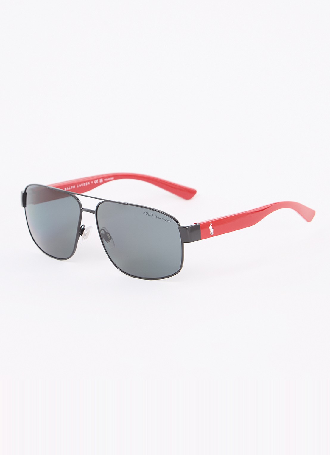 Ralph Lauren Piloten zonnebril gepolariseerd PH3156  - detail 4 zwart