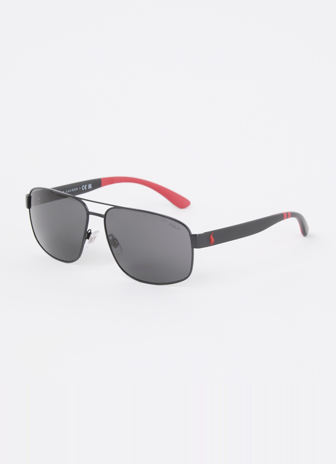 Ralph Lauren Piloten zonnebril PH3112  - voorkant 4 zwart