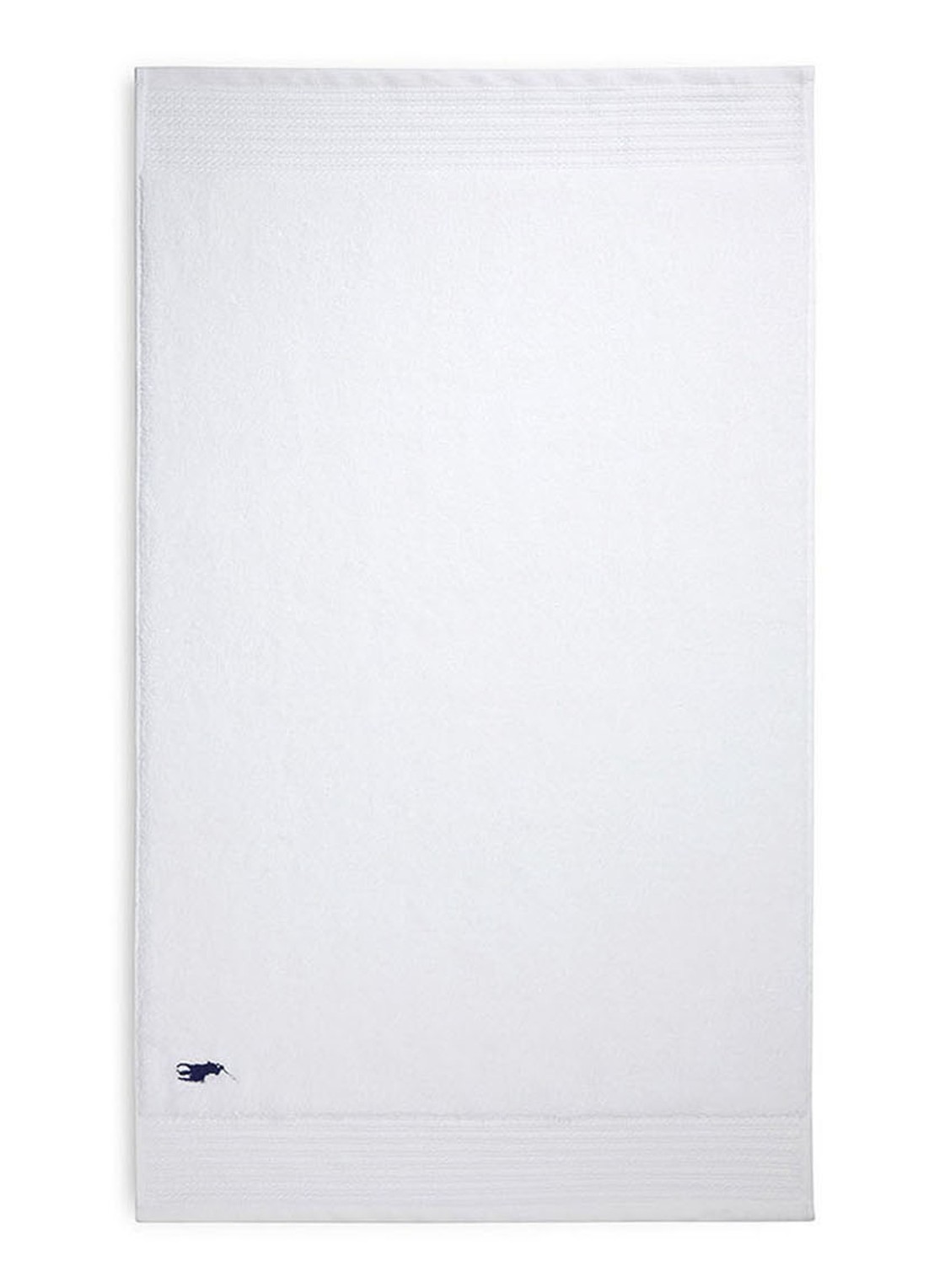 Ralph Lauren Player badmat - 55 x 90 cm - voorkant wit