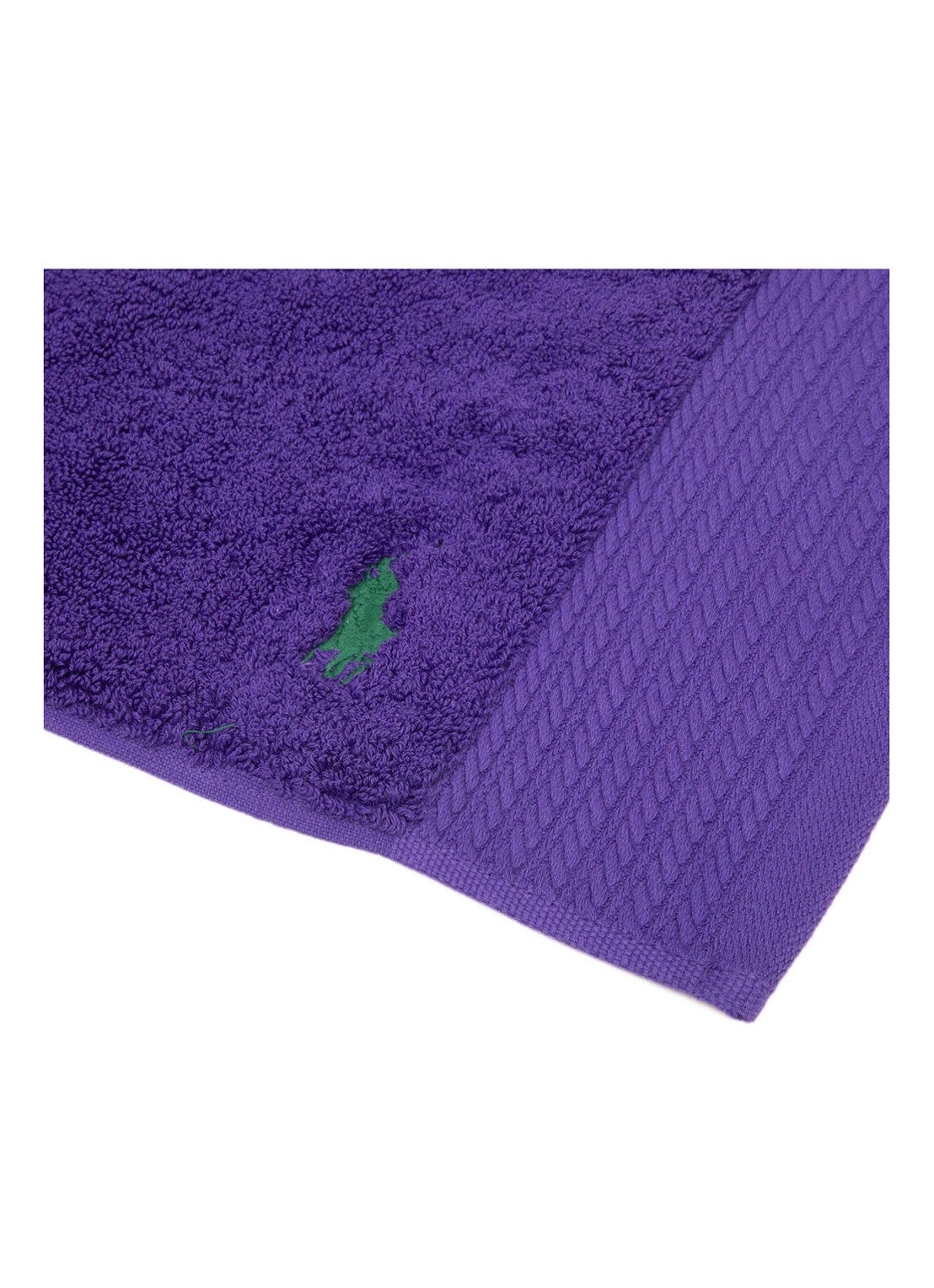 Ralph Lauren Player badmat - 55 x 90 cm - achterkant 2 paars