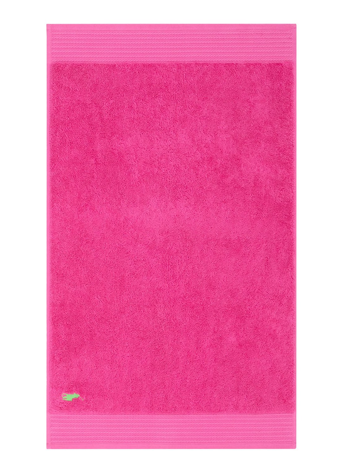 Ralph Lauren Player badmat - 55 x 90 cm - voorkant fuchsia