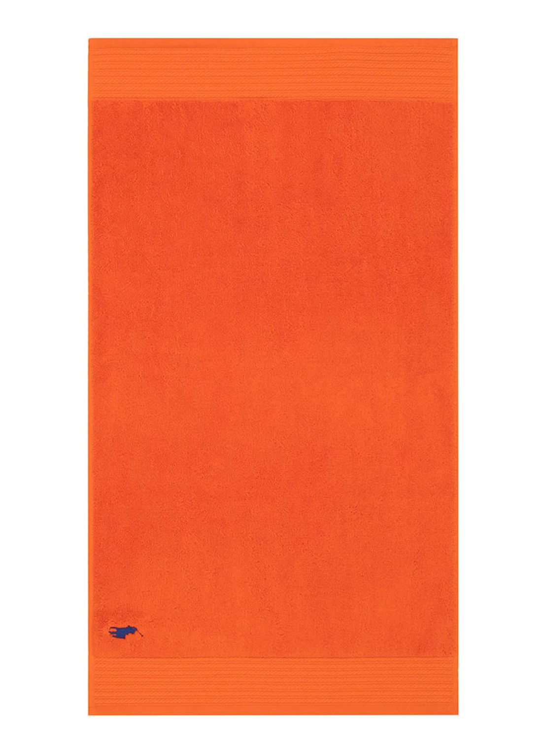Ralph Lauren Player badmat - 55 x 90 cm - voorkant donkeroranje