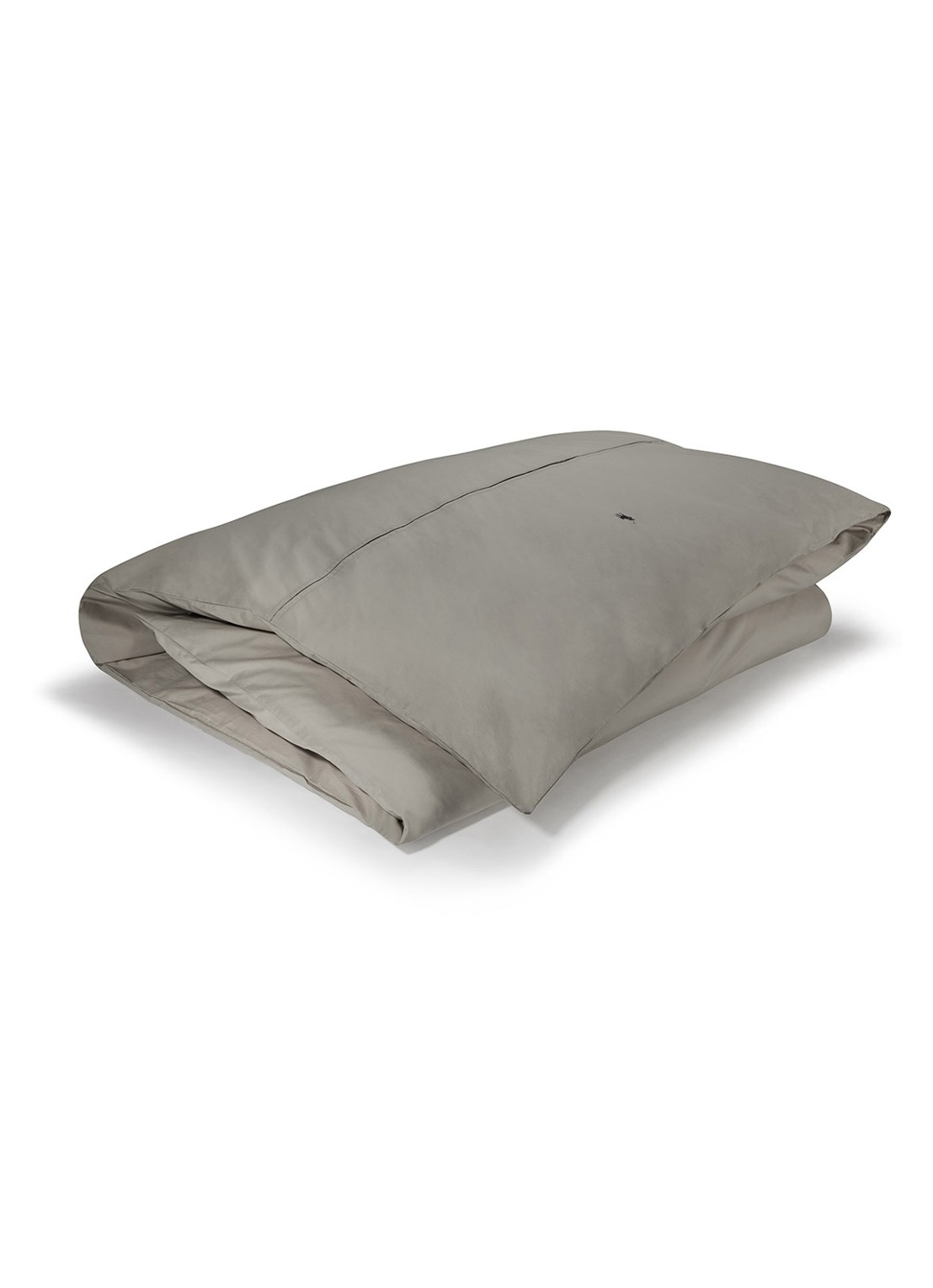 Ralph Lauren Player katoen perkal dekbedovertrek 220TC - voorkant 2 donkerbeige