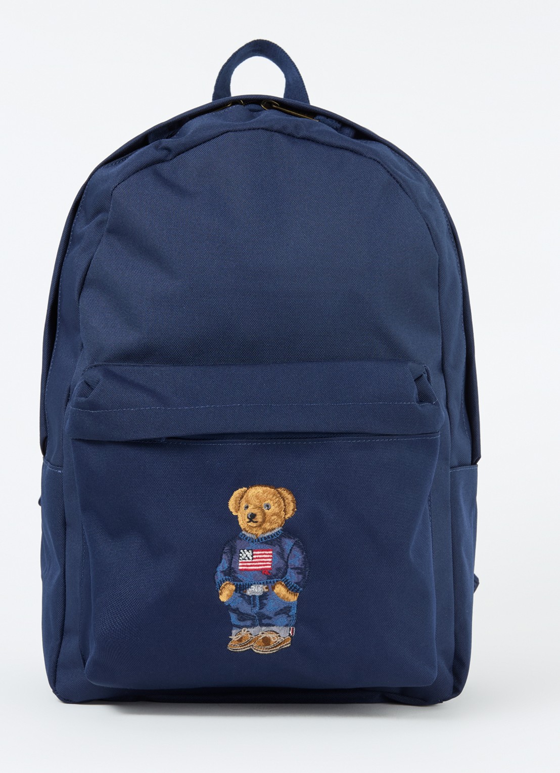 Ralph Lauren Polo Bear rugzak met 12-inch laptopvak - voorkant royalblauw