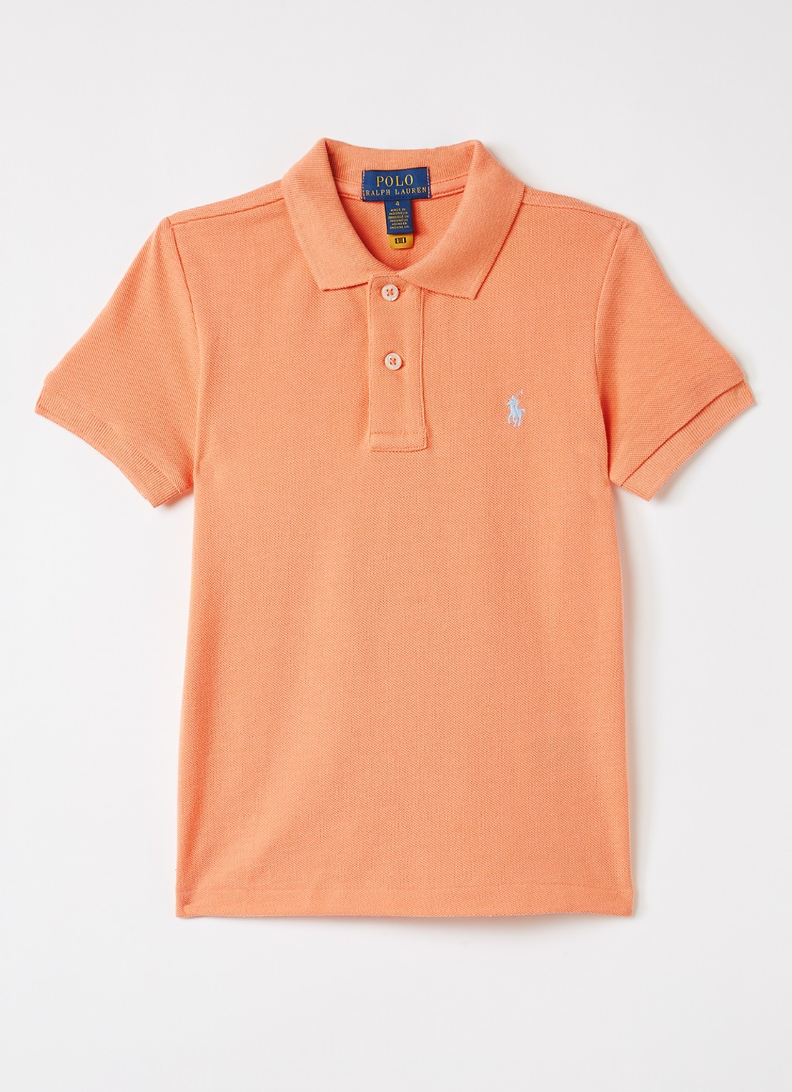 Ralph Lauren Polo met logo - voorkant orange