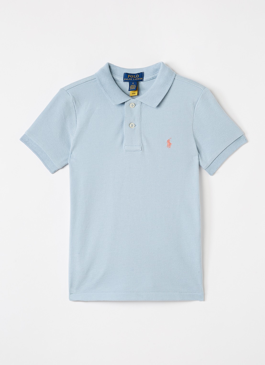 Ralph Lauren Polo met logo - voorkant lichtblauw