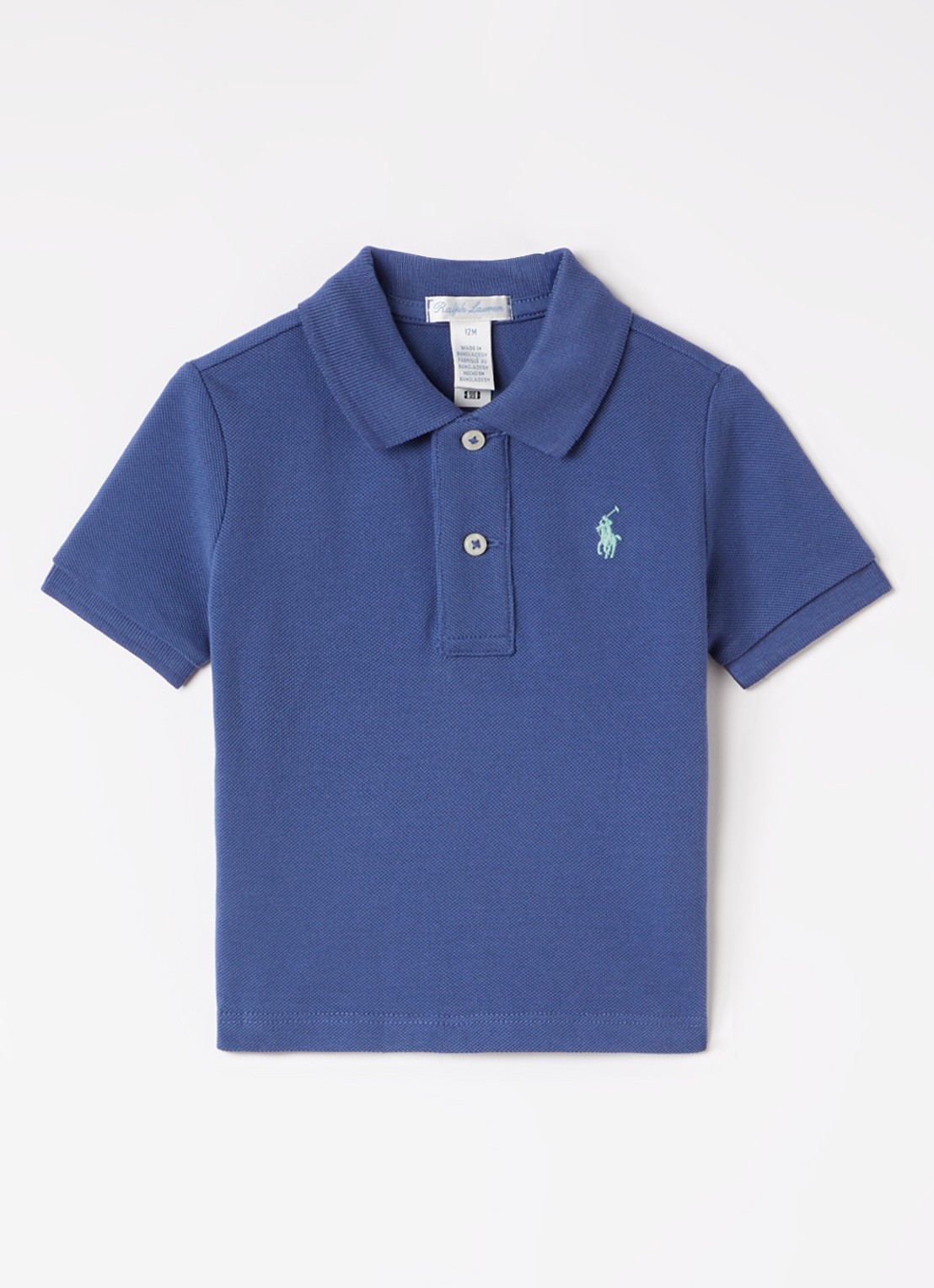 Ralph Lauren Polo met logoborduring - voorkant indigo