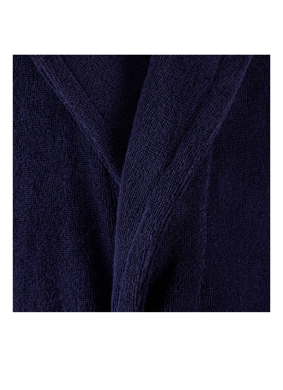Ralph Lauren Polo Player badjas - unisex - achterkant 10 donkerblauw
