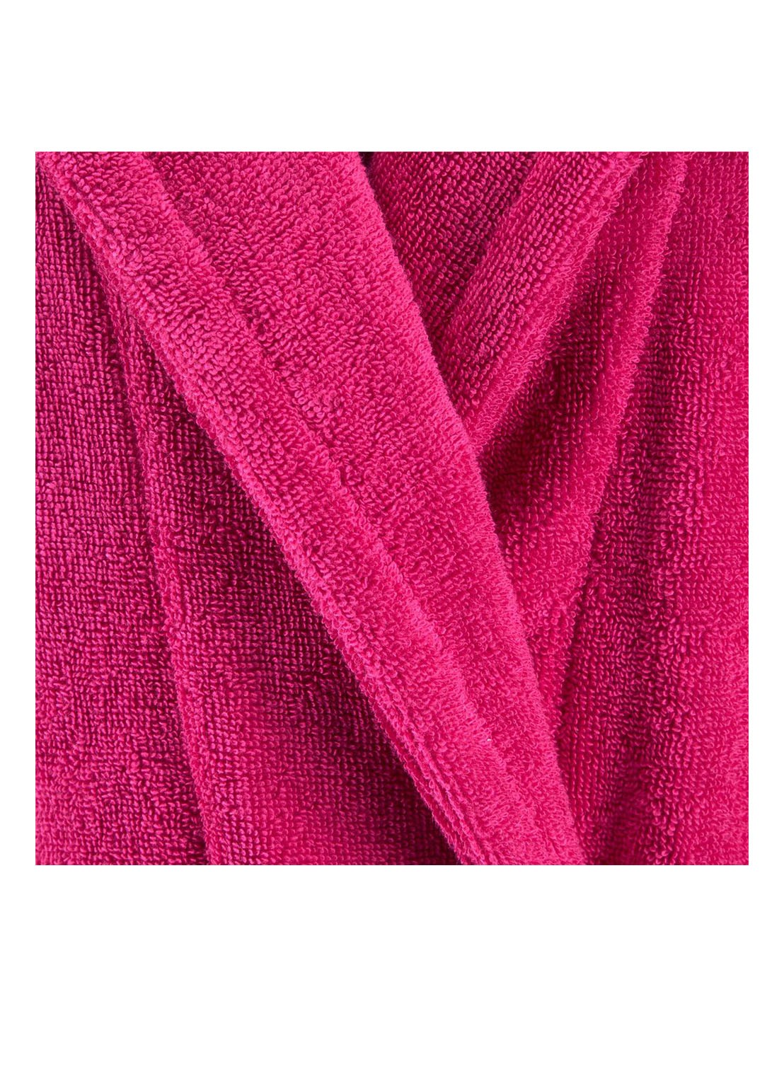 Ralph Lauren Polo Player badjas - unisex - achterkant 11 fuchsia