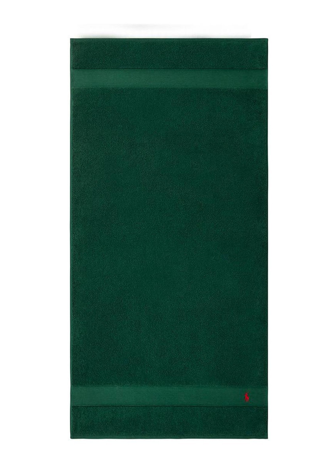 Ralph Lauren Polo Player badlaken - 600 gr/m2 - 70 x 140 cm - voorkant 3 groen