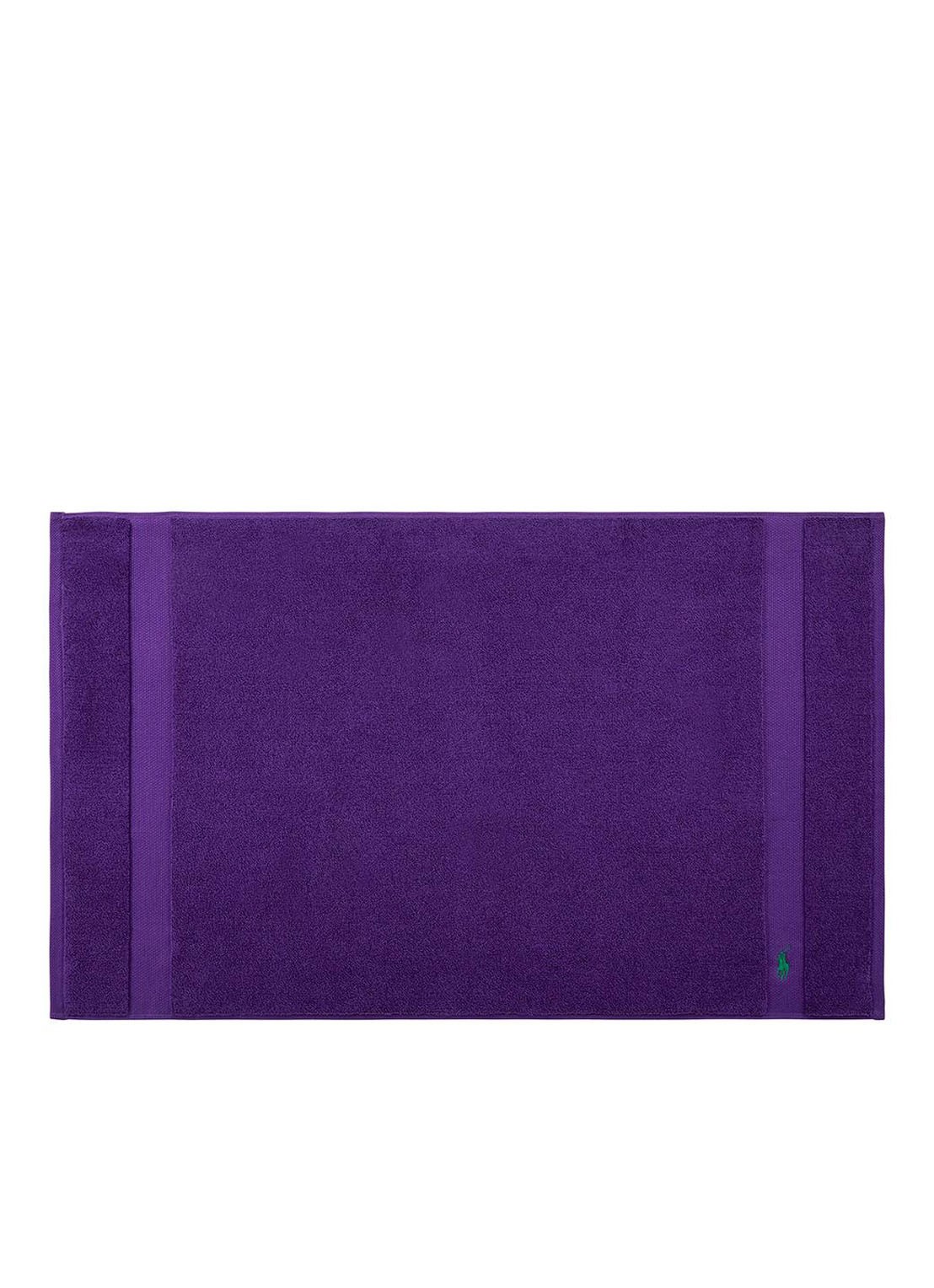 Ralph Lauren Polo Player badmat 55 x 90 cm - voorkant paars