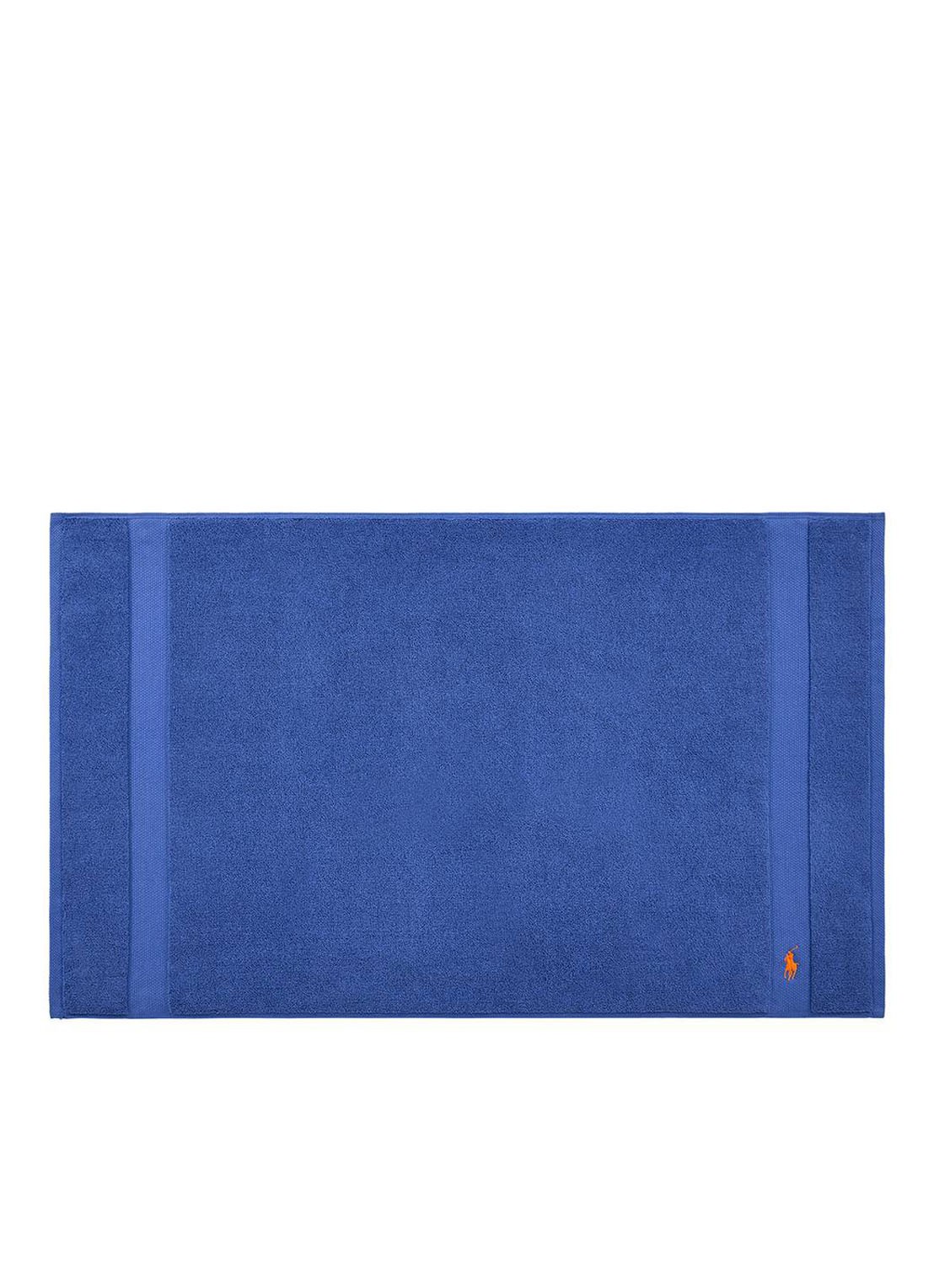 Ralph Lauren Polo Player badmat 55 x 90 cm - voorkant 2 kobaltblauw