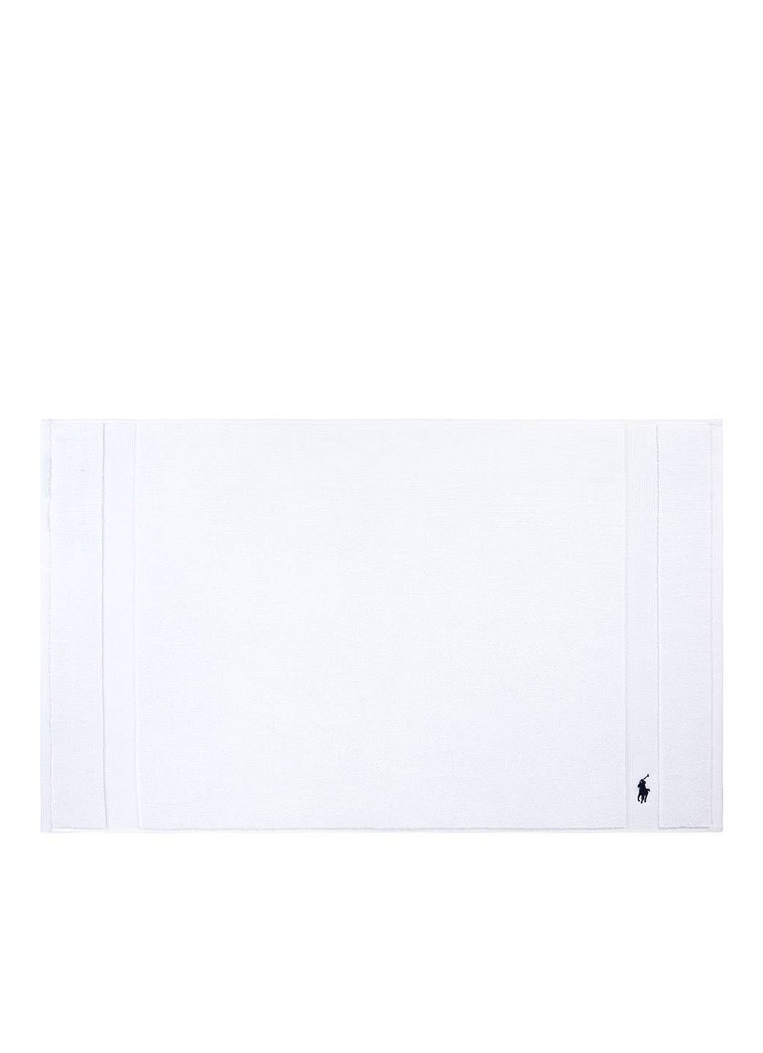 Ralph Lauren Polo Player badmat 55 x 90 cm - voorkant 2 wit